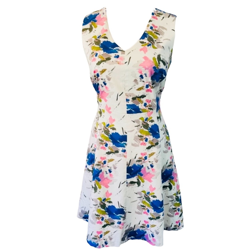 REISS Floral Calin Spring Summer Dress Size 6 - Picture 4 of 13